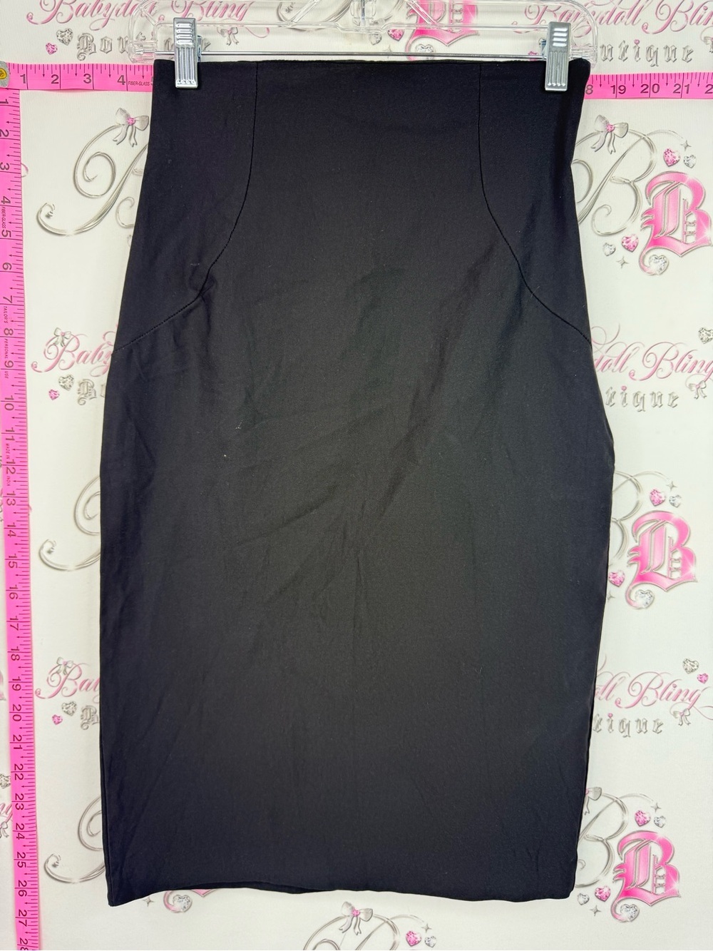 Mystic skirt Black High-Waist Pencil Skirt y2k